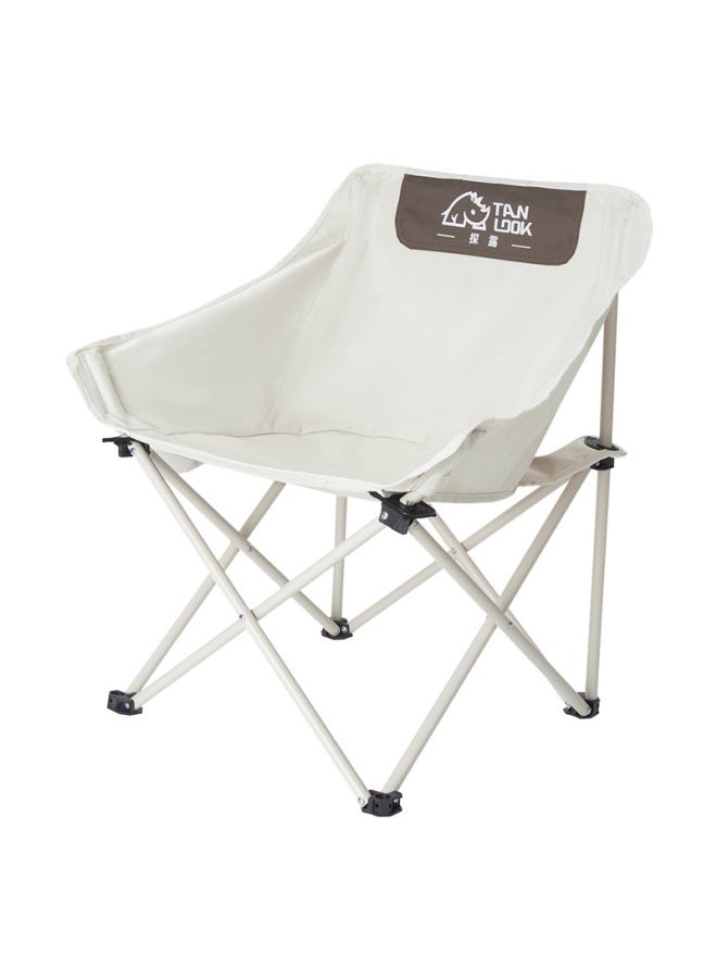 general Camping Picnic Outdoor Ultra Light Moon Chair Portable Folding Chair Beach Sketch Fishing Stool - Image 3